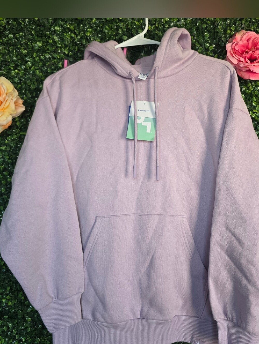 Joylab Lavender Los Angeles Relax Fit Hoodie